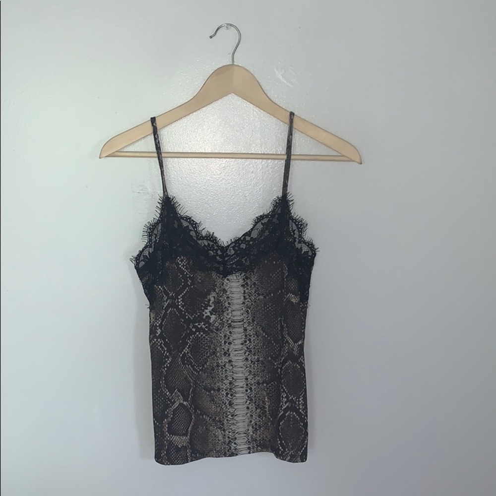 Snakeskin top
